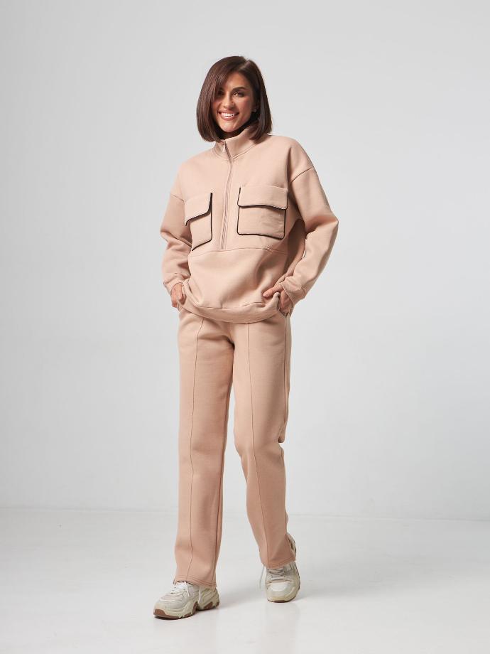Pantaloni cu fante „Gwen”