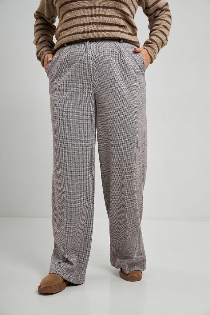 Pantaloni largi cu pliuri „KAILI”