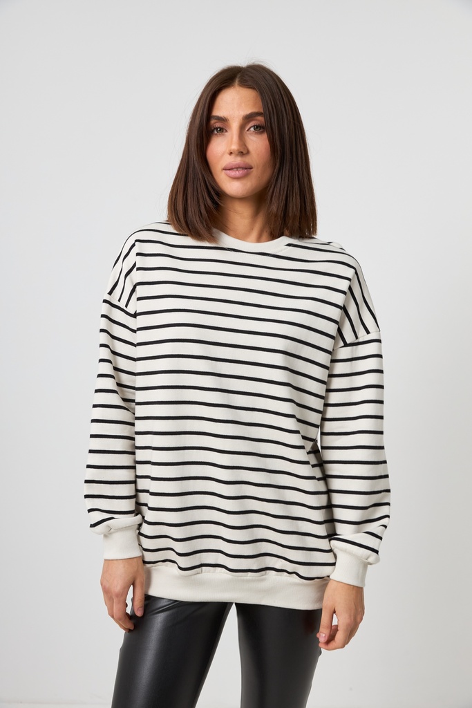 Striped sweatshirt