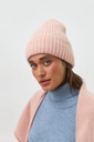 Angora hat on fleece