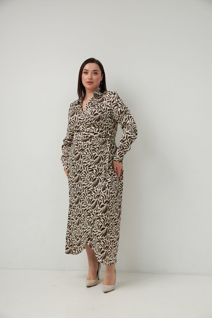 Plus-size dress in Armani style