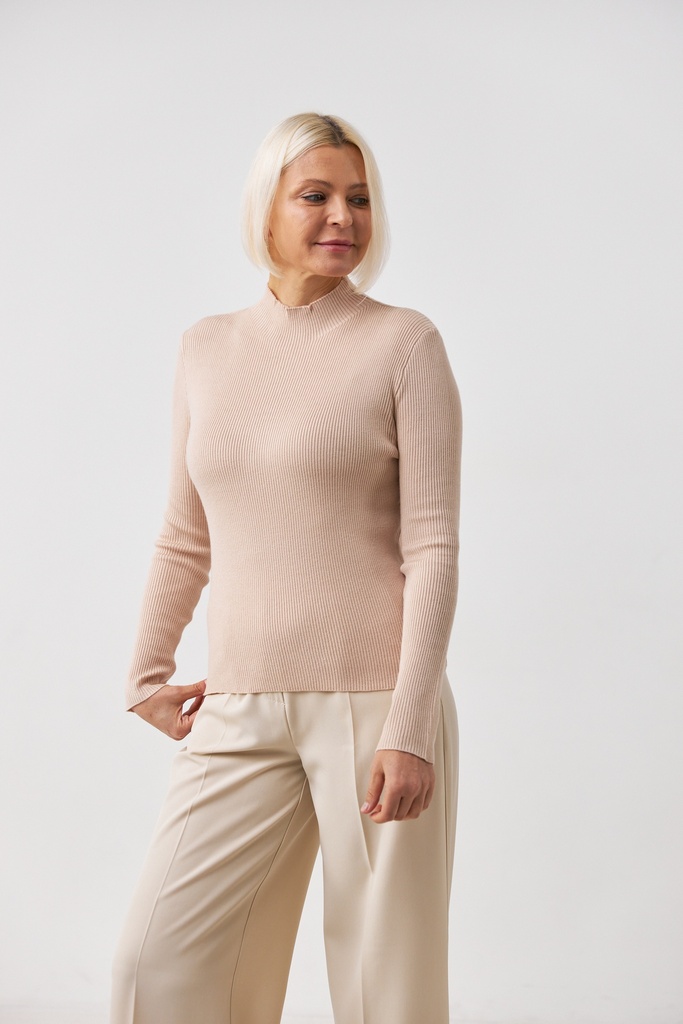 Гольф рубчик стійка цільнокроєна