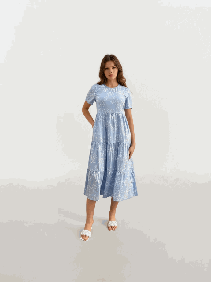 Three-tier dress