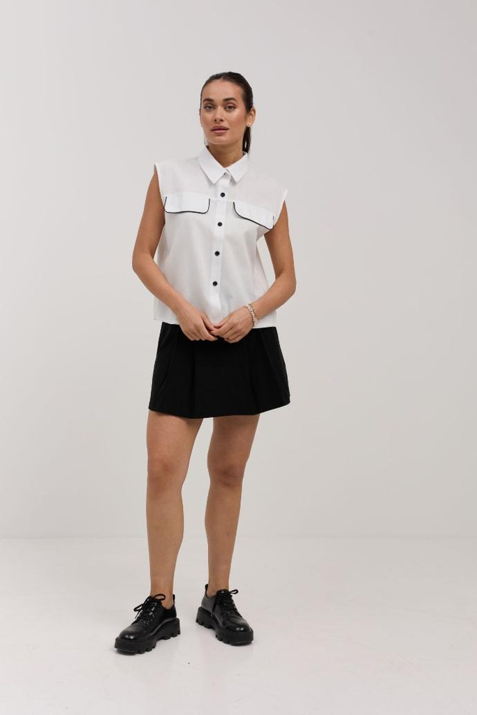 Cămașă cu clape și margine