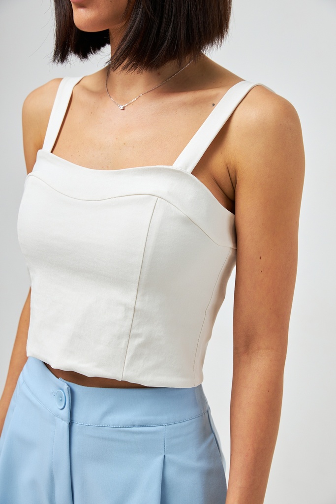 Denim bengaline top