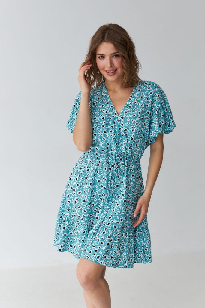 Mini lapel dress