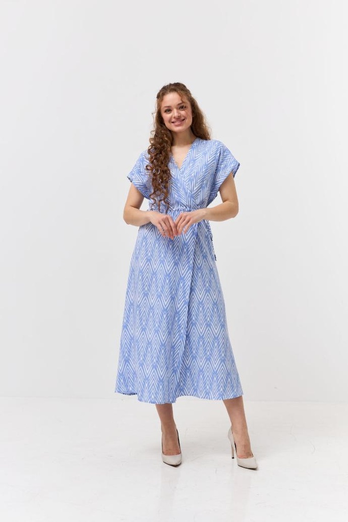 Сукня з запахом по ліфу