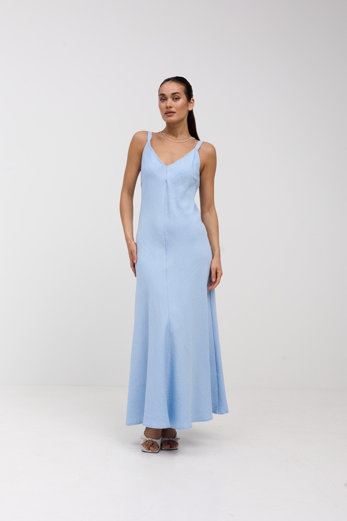 Maxi sundress with thin straps