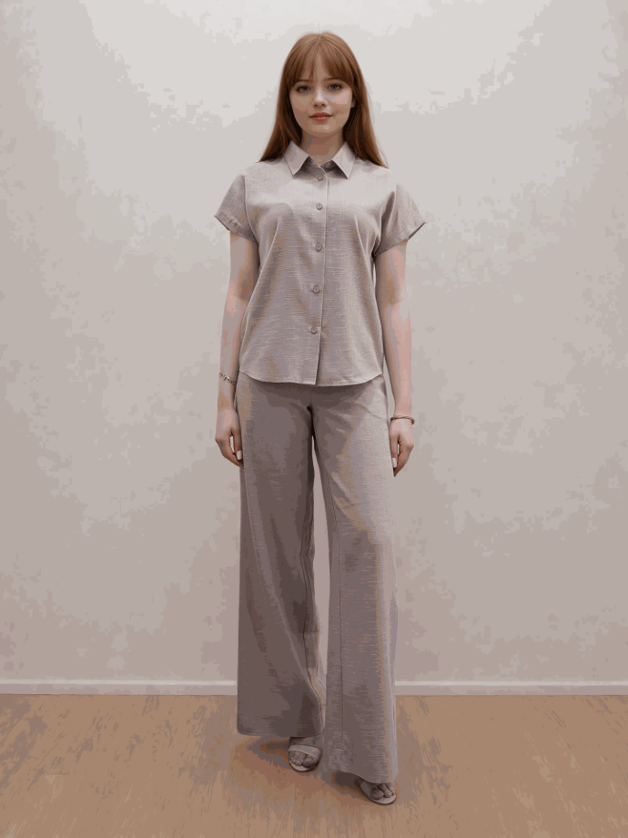 Pants with an elastic waistband