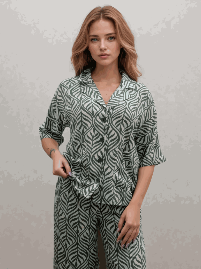 Shirt with a collar