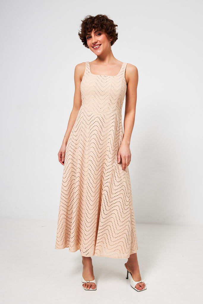 Sundress with corset imitation
