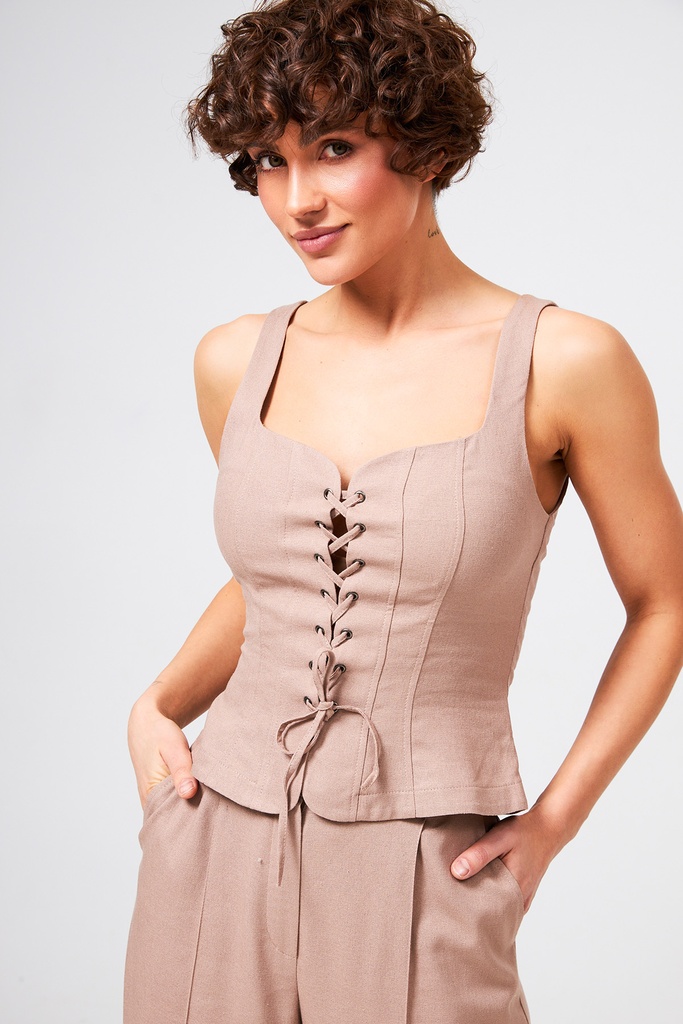 Жилет зі шнурівкою