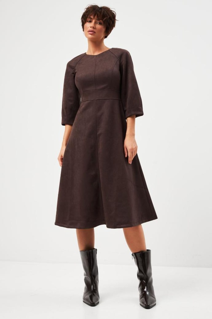Сукня із замші