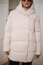 Puffer coat with snap buttons