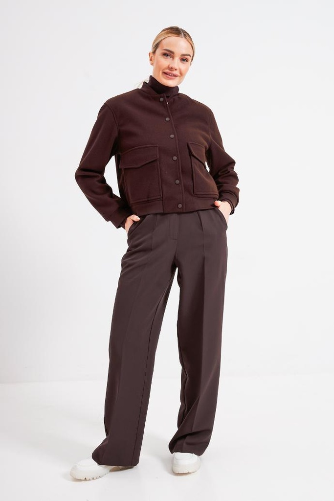 Bomber jacket with pockets