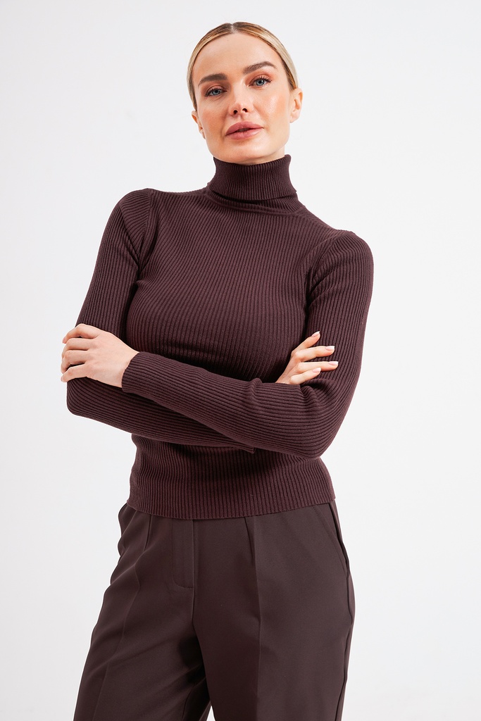 Knitted turtleneck