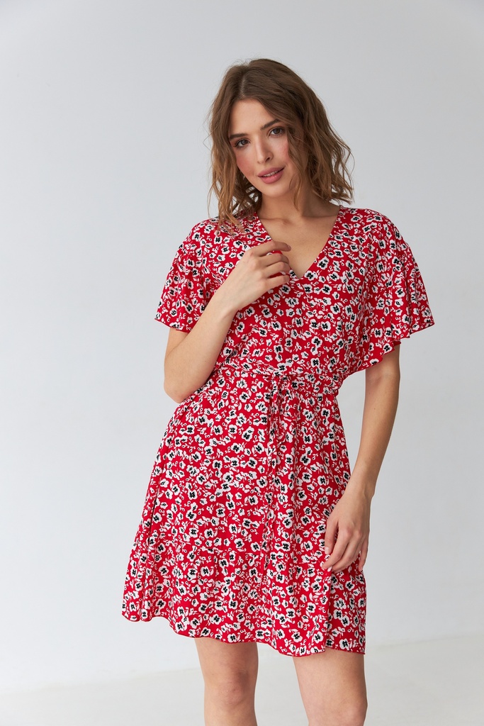 Mini lapel dress