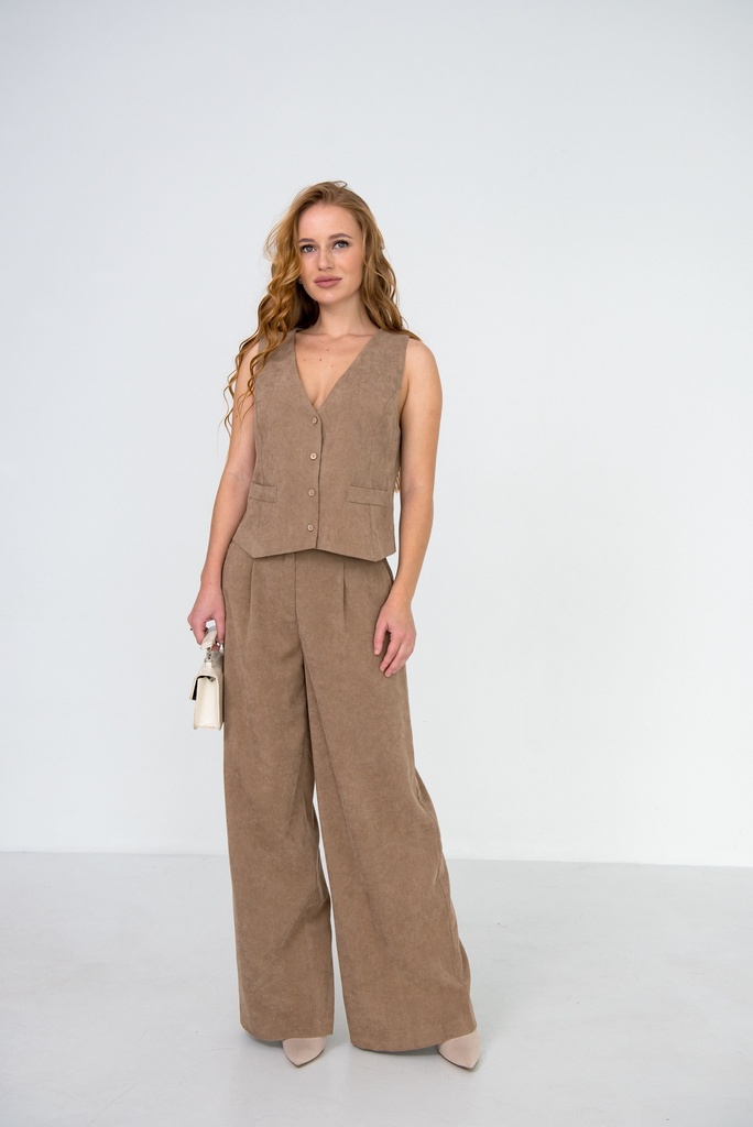 Corduroy vest "BETS"