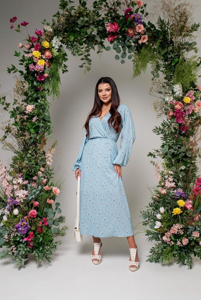 Wrap bodice dress 