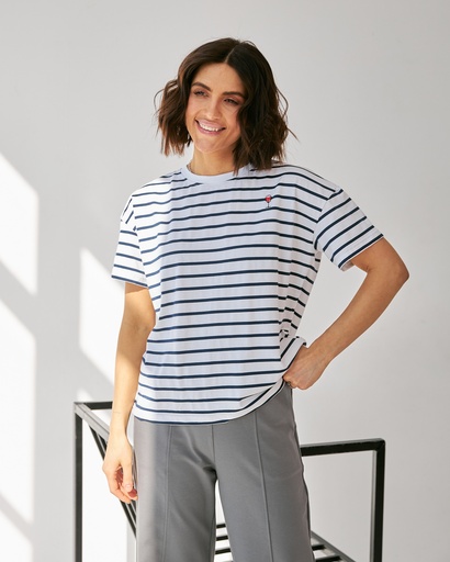 Tricou in dungi cu broderie PAHAR