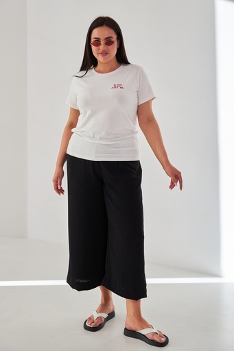 Tricou baza cu broderie