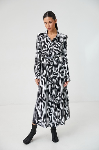 Rochie maxi cu mâneci lungi 