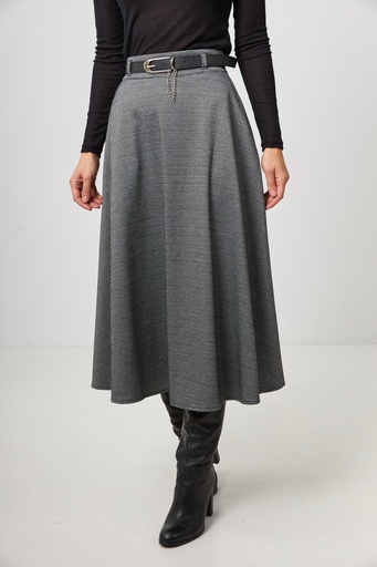 Semi-flared skirt