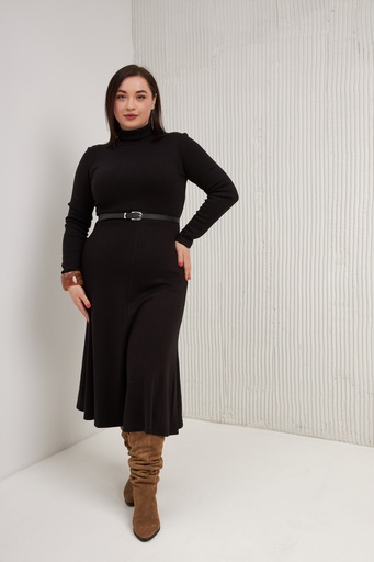 Rochie maxi cu fustă evazată