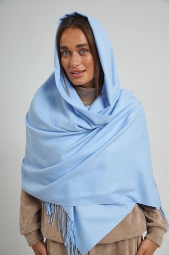 Scarf, solid cashmere