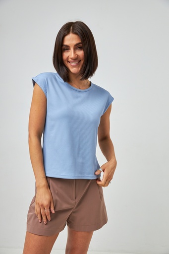 Футболка зі спущеним плечем