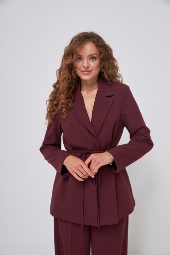 Жакет з поясом-шнуром