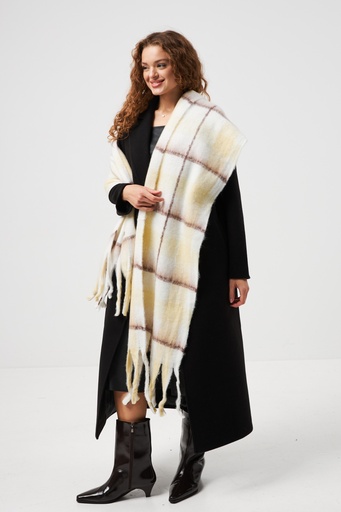 Checkered dread scarf