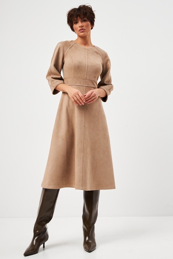 Suede dress