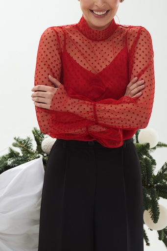 Блуза з гіпюру