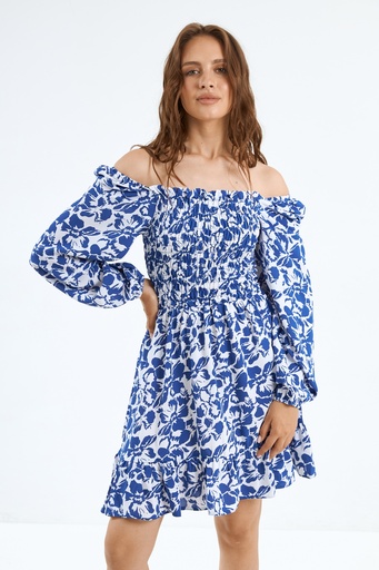 Сукня ліф-резинка з оборкою внизу